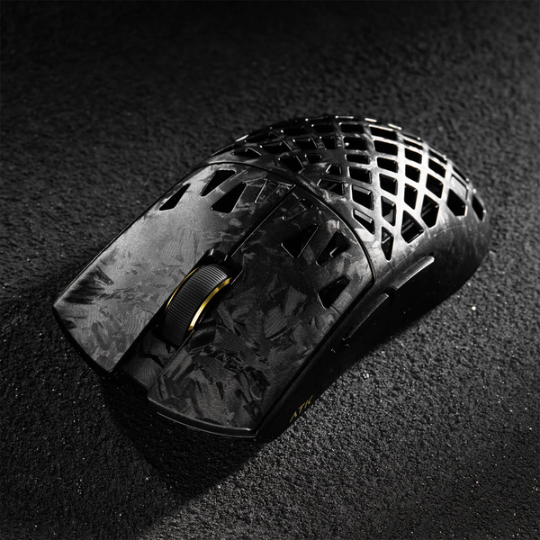  Chuột Gaming Không Dây ATK Blazing Sky Ghost Ultimate Hollow Carbon Fiber | 3 Mode, Đen 