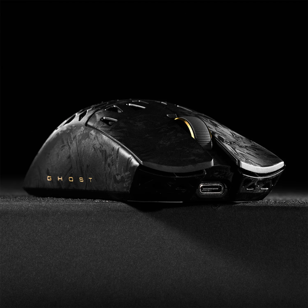  Chuột Gaming Không Dây ATK Blazing Sky Ghost Ultimate Hollow Carbon Fiber | 3 Mode, Đen 