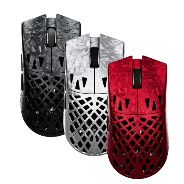  Chuột Gaming Không Dây ATK Blazing Sky Ghost Ultimate Hollow Carbon Fiber | 3 Mode, Đen 