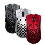  Chuột Gaming Không Dây ATK Blazing Sky Ghost Ultimate Hollow Carbon Fiber | 3 Mode, Đỏ 