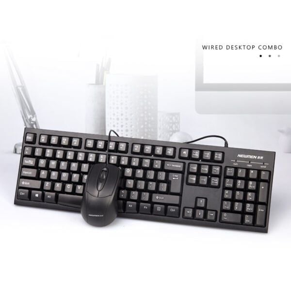  Chuột Văn Phòng Newmen M005 | Có dây USB, 1000 DPI, Đen 