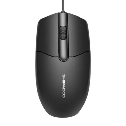 Chuột Gaming Shipadoo S330 Black | Có dây USB, 1000 DPI, Chip MX8733, Đen