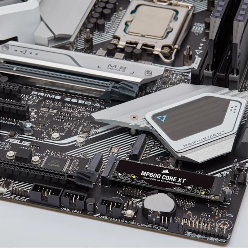  Ổ cứng SSD Corsair MP600 CORE XT 2TB | PCIe Gen4 x4 NVMe, M.2 2280 (CSSD-F2000GBMP600CXTR2) 