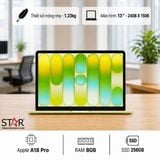  Laptop APPLE MacBook Neo A18 Pro (MHFD4SA/A) | 6C CPU, 5C GPU, 8GB RAM, SSD 256GB, 13" IPS, Vàng (Citrus) 