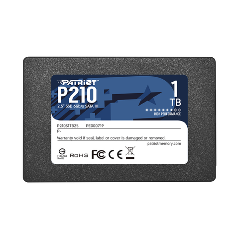 Ổ Cứng SSD 1TB Patriot P210 SATA III P210S1TB25