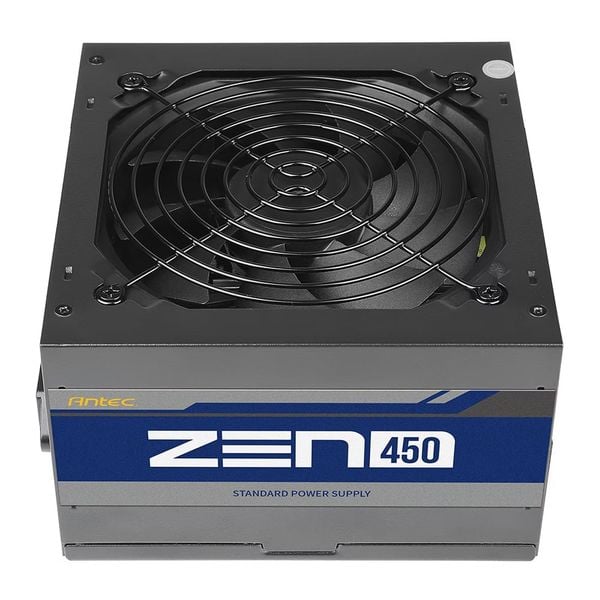  Nguồn máy tính Antec Atom ZEN 450 (230V AC) (V1000N712GC-22) | 450W, 120mm Silent Fan, Đen 