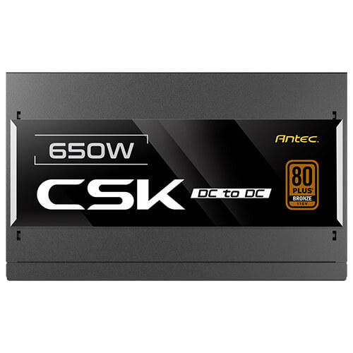  Nguồn máy tính Antec CSK DC 650 650W 80 Plus Bronze | Non Modular, ATX, Đen 