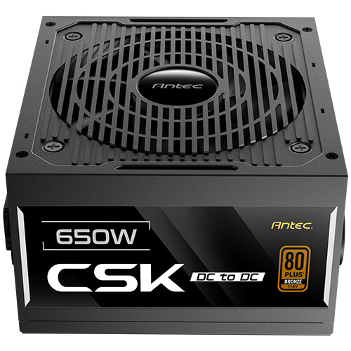  Nguồn máy tính Antec CSK DC 650 650W 80 Plus Bronze | Non Modular, ATX, Đen 