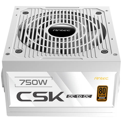  Nguồn máy tính Antec CSK DC 750 750W 80 Plus Bronze | Non Modular, PCIe 5.1, ATX, Trắng 