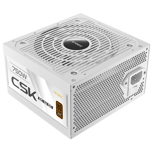  Nguồn máy tính Antec CSK DC 750 750W 80 Plus Bronze | Non Modular, PCIe 5.1, ATX, Trắng 