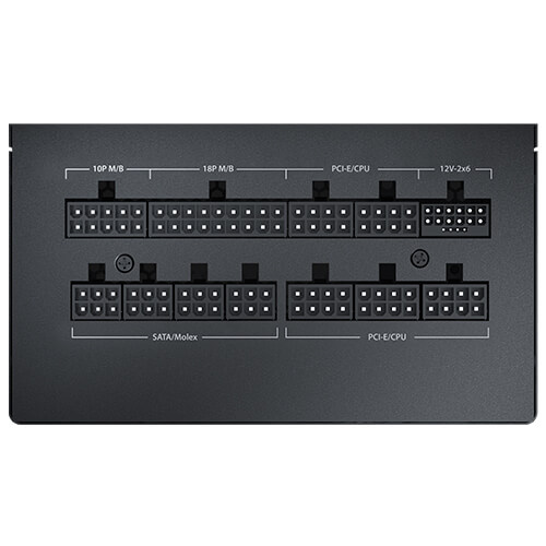  Nguồn máy tính Antec MEGA 1000 Gold 1000W | 80 Plus Gold, ATX 3.1, PCIe 5.1, Full Modular, Đen 