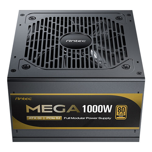  Nguồn máy tính Antec MEGA 1000 Gold 1000W | 80 Plus Gold, ATX 3.1, PCIe 5.1, Full Modular, Đen 