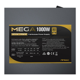  Nguồn máy tính Antec MEGA 1000 Gold 1000W | 80 Plus Gold, ATX 3.1, PCIe 5.1, Full Modular, Đen 