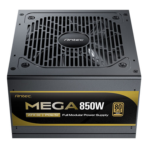  Nguồn máy tính Antec MEGA 850 Gold 850W | 80 Plus Gold, Full Range, Full Modular, PCIe 5.1, ATX 3.1, Đen 