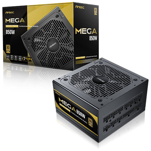 Nguồn máy tính Antec MEGA 850 Gold 850W | 80 Plus Gold, Full Range, Full Modular, PCIe 5.1, ATX 3.1, Đen