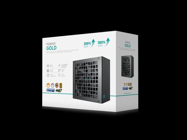  Nguồn máy tính Deepcool PQ850G 850W 80 Plus Gold | ATX12V V3.1, Active PFC, FDB 120mm 