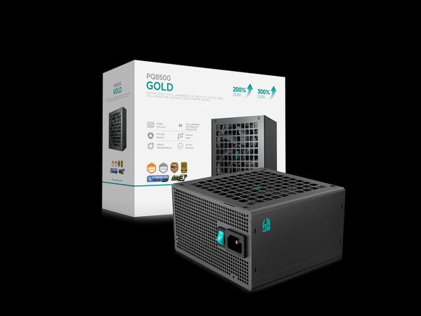  Nguồn máy tính Deepcool PQ850G 850W 80 Plus Gold | ATX12V V3.1, Active PFC, FDB 120mm 