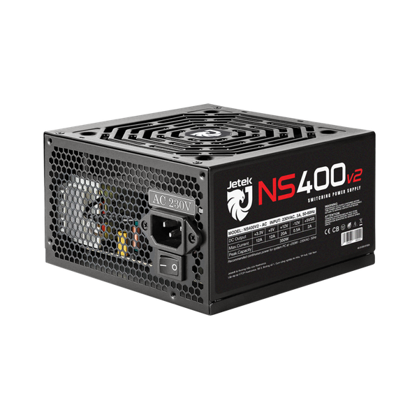  Nguồn máy tính Jetek NS400 V2 | 250W, ATX, Non Modular 