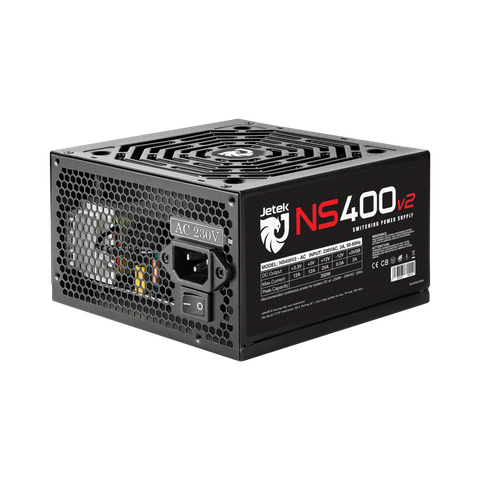 Nguồn máy tính Jetek NS400 V2 | 250W, ATX, Non Modular
