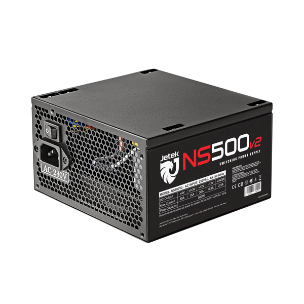  Nguồn máy tính Jetek NS500 V2 | 350W, Non Modular, ATX 