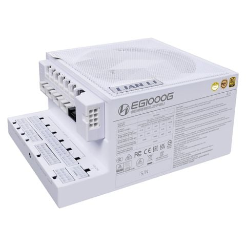 Nguồn máy tính LianLi EDGE 1000W Gold V2 (PSULLEG1000C.WH00.EU) | 80 Plus Gold, Full Modular, Kèm HUB, Trắng