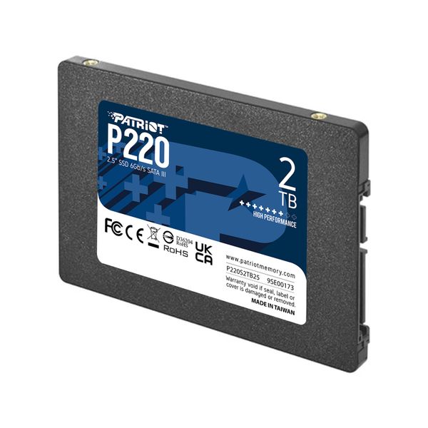  Ổ cứng SSD Patriot P220 2TB | SATA III, 2.5" (P220S2TB25) 