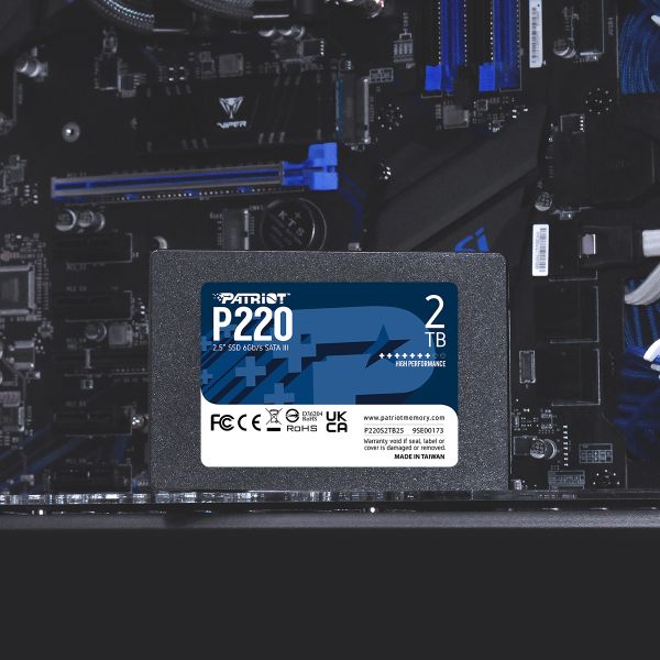  Ổ cứng SSD Patriot P220 2TB | SATA III, 2.5" (P220S2TB25) 