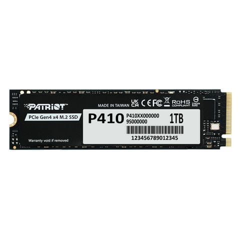 Ổ cứng SSD Patriot P410 1TB | PCIe Gen4 x4 NVMe, M.2 2280 (P410P1TBM28H)