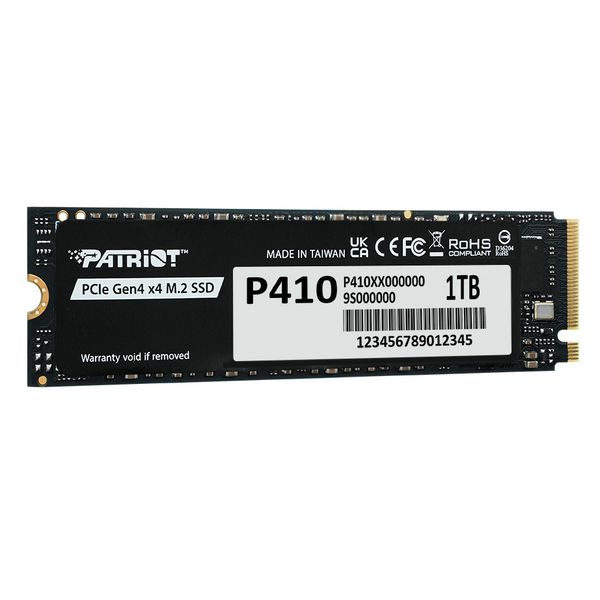  Ổ cứng SSD Patriot P410 1TB | PCIe Gen4 x4 NVMe, M.2 2280 (P410P1TBM28H) 