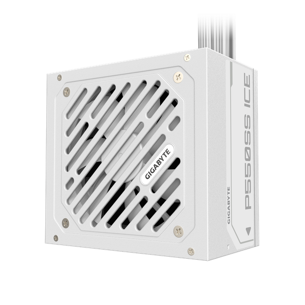  Nguồn máy tính Gigabyte 550W 80 Plus Silver Ice (GP-P550Ss ICE) - Trắng | Non Modular, ATX 
