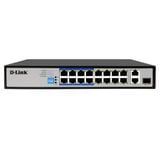  Switch 18 Port POE D-Link DES-F1018P-E, 16 10/100Mbps and 2 Gigabit Ports 