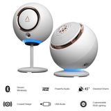  Loa Creative Pebble Nova | Bluetooth, RGB, Trắng (51MF1720AA001) 