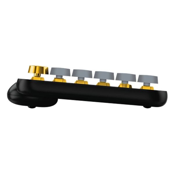  Bàn phím cơ Gaming Không Dây Logitech POP Keys Wireless Bluetooth Blast Yellow | Brown Switch, Vàng/Đen (920-010577) 