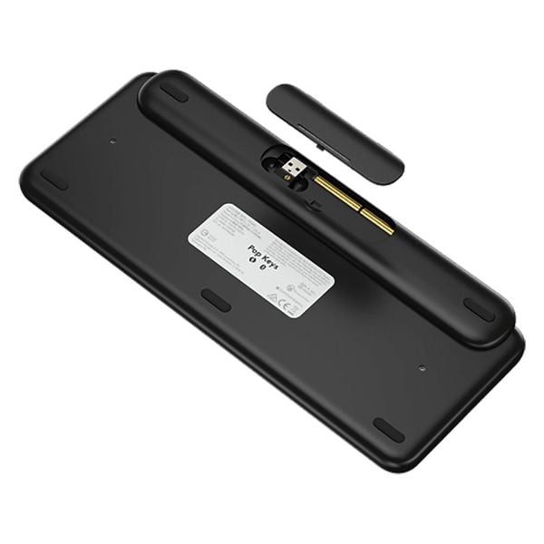  Bàn phím cơ Gaming Không Dây Logitech POP Keys Wireless Bluetooth Blast Yellow | Brown Switch, Vàng/Đen (920-010577) 