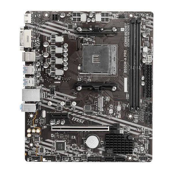  Mainboard MSI B550M-A PRO | AM4, mATX, 2 khe DDR4 