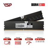  RAM PC VSP 8GB DDR4 3200MHz | (1x8GB), CL18, Hỗ trợ Intel/AMD, XMP, Không Tản (P/N DD04-8GDDR40173) 