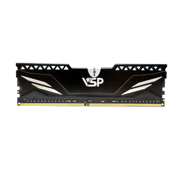  RAM PC VSP 8GB DDR4 3200MHz Tản Nhiệt Nhôm CL18 (DD04-8GDDR40173) | UDIMM, PC4-25600, Đen 