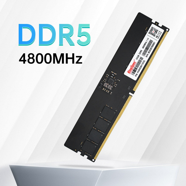  RAM PC KingSpec 16GB DDR5 | (1x16GB), 4800MHz, Intel/AMD K4800D5P11016G 