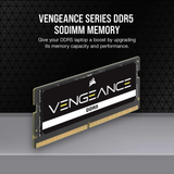  Ram Laptop Corsair 16G DDR5 5600MHz Sodimm, Black (1 x 16GB) (CMSX16GX5M1A5600C48) 
