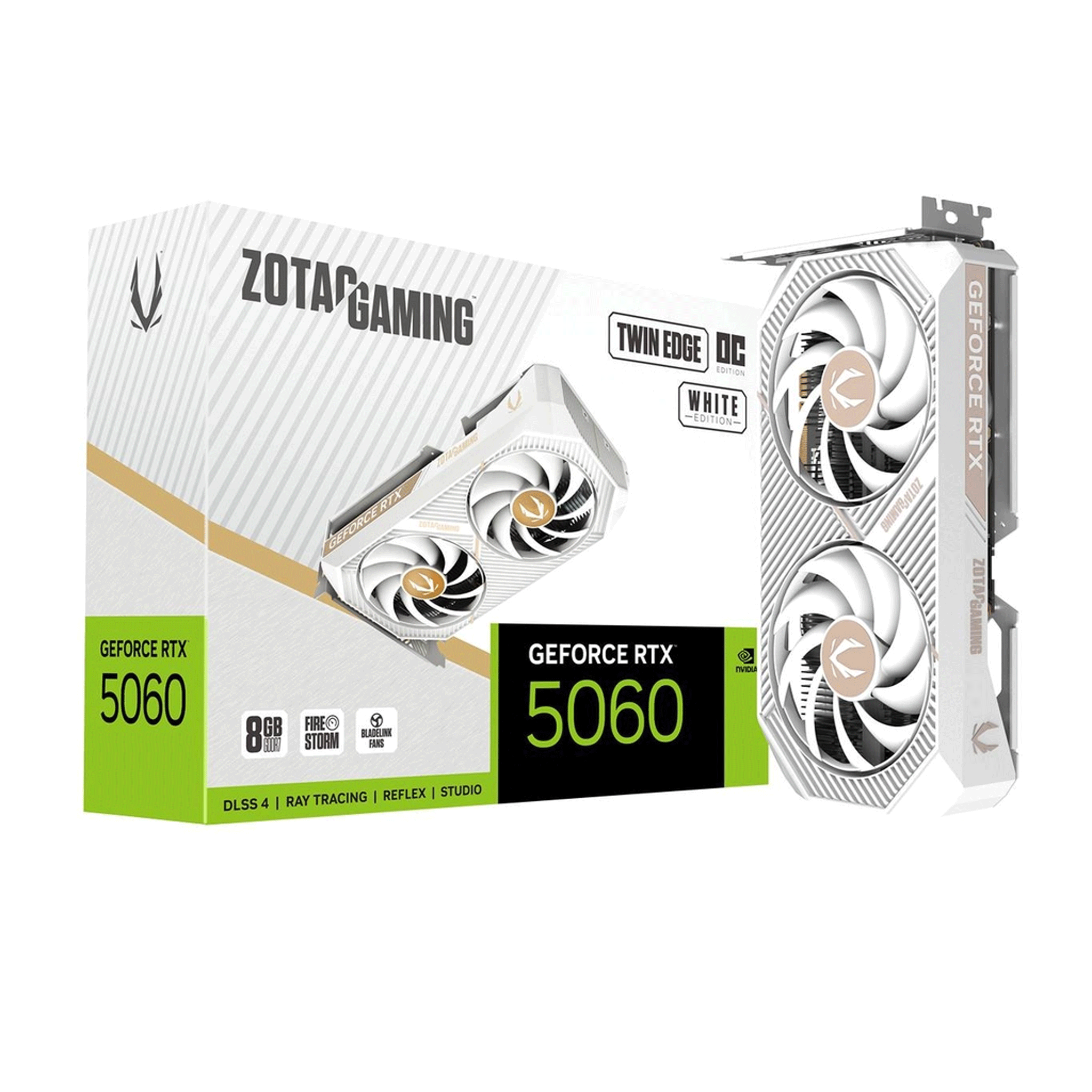 Card màn hình ZOTAC GAMING GeForce RTX 5060 Twin Edge OC White Edition
