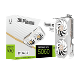  Card màn hình NVIDIA GeForce RTX 5060 ZOTAC Twin Edge White Edition OC | 8GB GDDR7, 3840 CUDA, 550W 