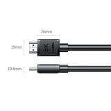  Cáp HDMI 2.1 Ugreen 45432 | 2M, 8K@60Hz, 48Gbps, HDR, eARC, Đen 