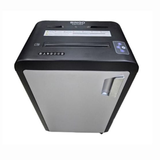  Máy huỷ tài liệu Bingo C57CDT | Huỷ kim kẹp, kim bấm, ID Card, CD 