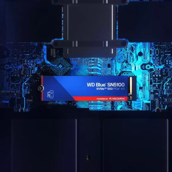  Ổ cứng SSD Western Digital Blue SN5100 500GB | PCIe Gen4 x4 NVMe, M.2 2280 (WDS500G5B0E) 