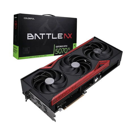 Card màn hình Colorful GeForce RTX 5070 Ti Battle AX | 16GB GDDR7, 8960 CUDA, 750W
