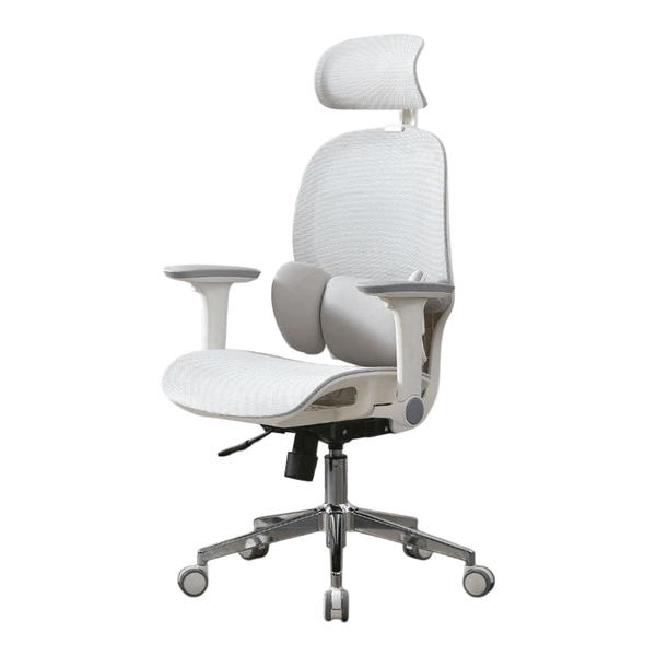  Ghế công thái học OEM E3 Lite | Xám, 150kg, Chân xoay, Lưng lưới 