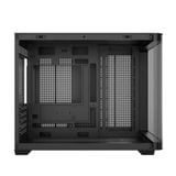  Thùng máy LinkTech Siren M (Chưa kèm Fan) | M-ATX/ITX, Mặt kính cong, Đen 