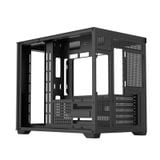  Thùng máy LinkTech Siren M (Chưa kèm Fan) | M-ATX/ITX, Mặt kính cong, Đen 