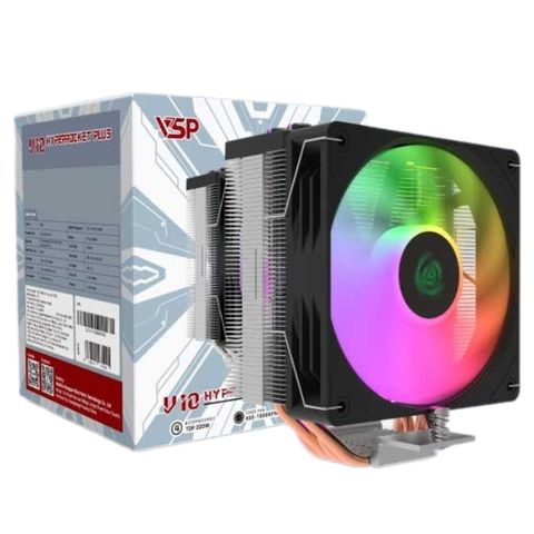 Tản nhiệt khí VSP V10 HyperRocket Plus | Đen