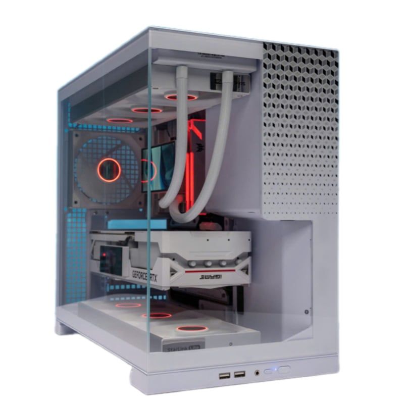 Thùng máy Leopard AX-1 ATX (Không Kèm Fan) - Trắng